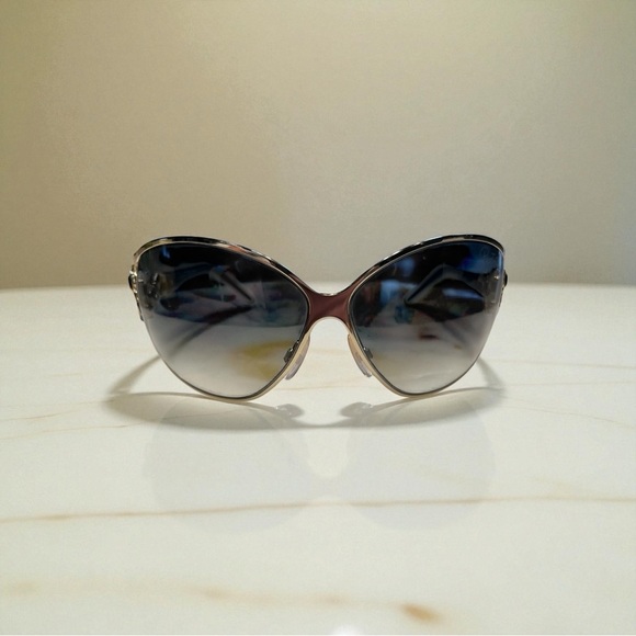 Roberto Cavalli Tene Chic Black and Gold Snake Detail Sunglasses - Picture 6 of 9